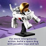 LEGO Creator 3in1 Space Astronaut Toy to Dog Figure to Viper Jet view 5
