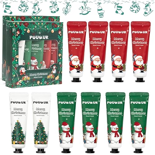 10Pcs Hand Cream Set, Natural Hand Cream Gift Sets Christmas Gifts Birthday Gifts for Women, Plant Fragrance Handcream Womens Gift Sets for Christmas Birthday Mothers Day (Set of 10, One Size)