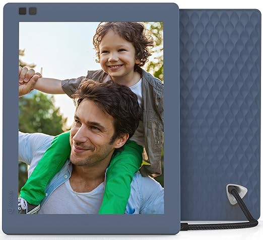 title=Cornice digitale Seed WiFi di Nixplay 10- Blu, Programma solo in Inglese, con la