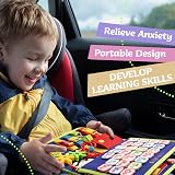 TenFans Busy Board Montessori Toys for Toddlers 3 4 5 Year Olds Sensory Travel view 6