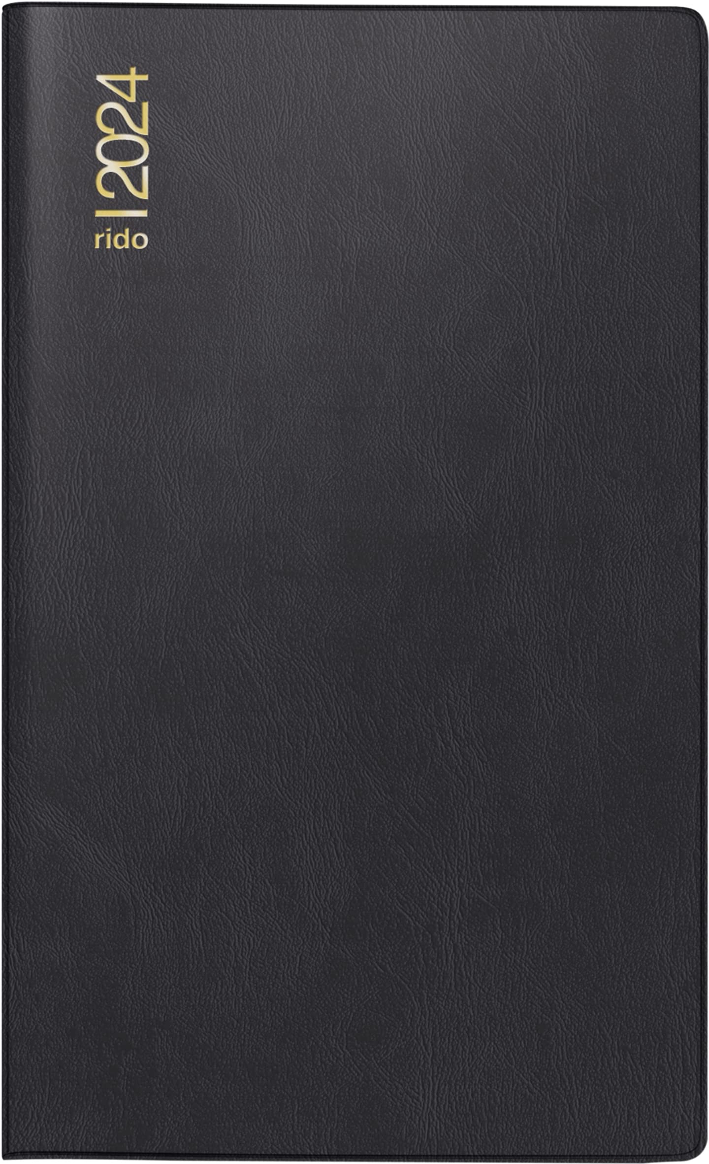 rido/idé Monthly calendar model plain planner 2024, 2 pages = 1 month, sheet size 10.4 x 15.3 cm, black