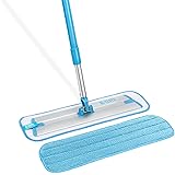 E-Cloth Deep Clean Mop for Floor Cleaning & Extra Reusable Microfiber Mop Head, 300 Wash Guarantee 2 Item Set