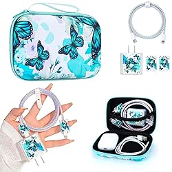 Cute Phone Charger Case Storage Set with Lovely