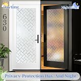 Coavas Window Privacy Film Frosted Brick Pattern 45x300cm view 4