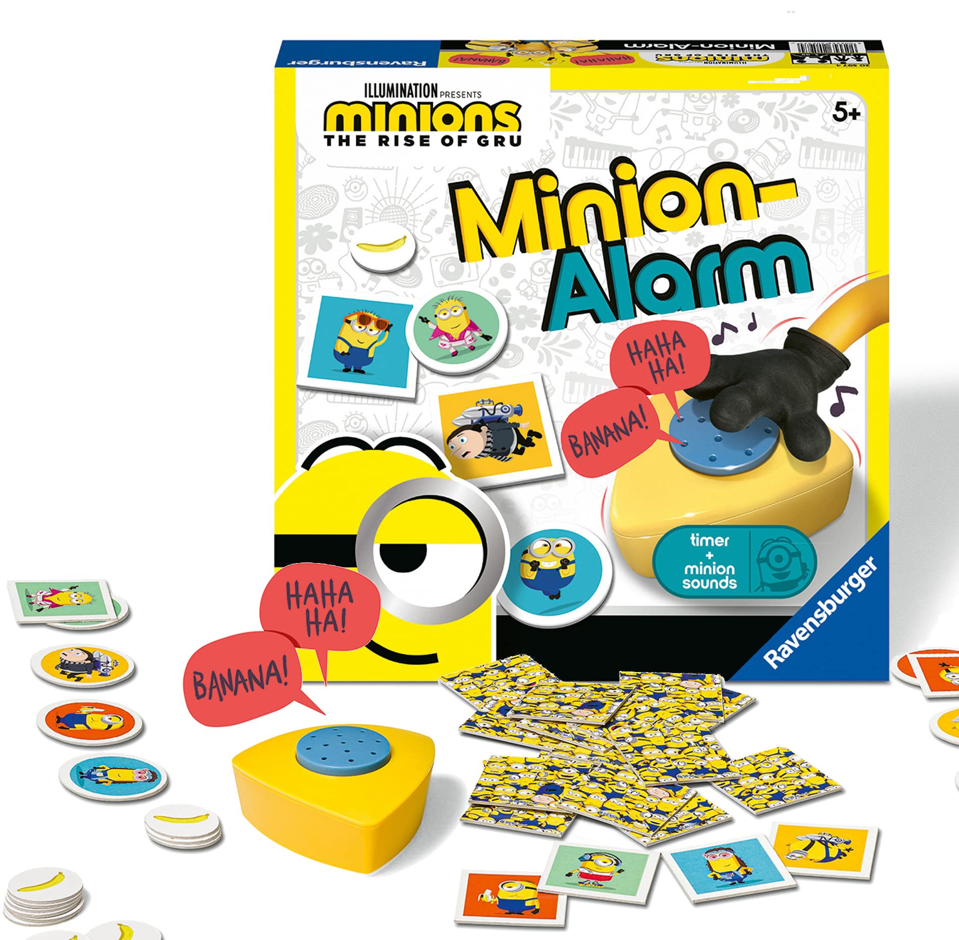 Ravensburger Minions 2 The Rise of Gru Minions Alarm Game for Kids Age 5 Years Up - 2 to 6 Players