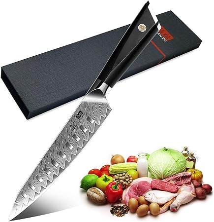 Compra SHAN ZU Cuchillo de Cocina Damasco, Cuchillo de Chef Cuchillos