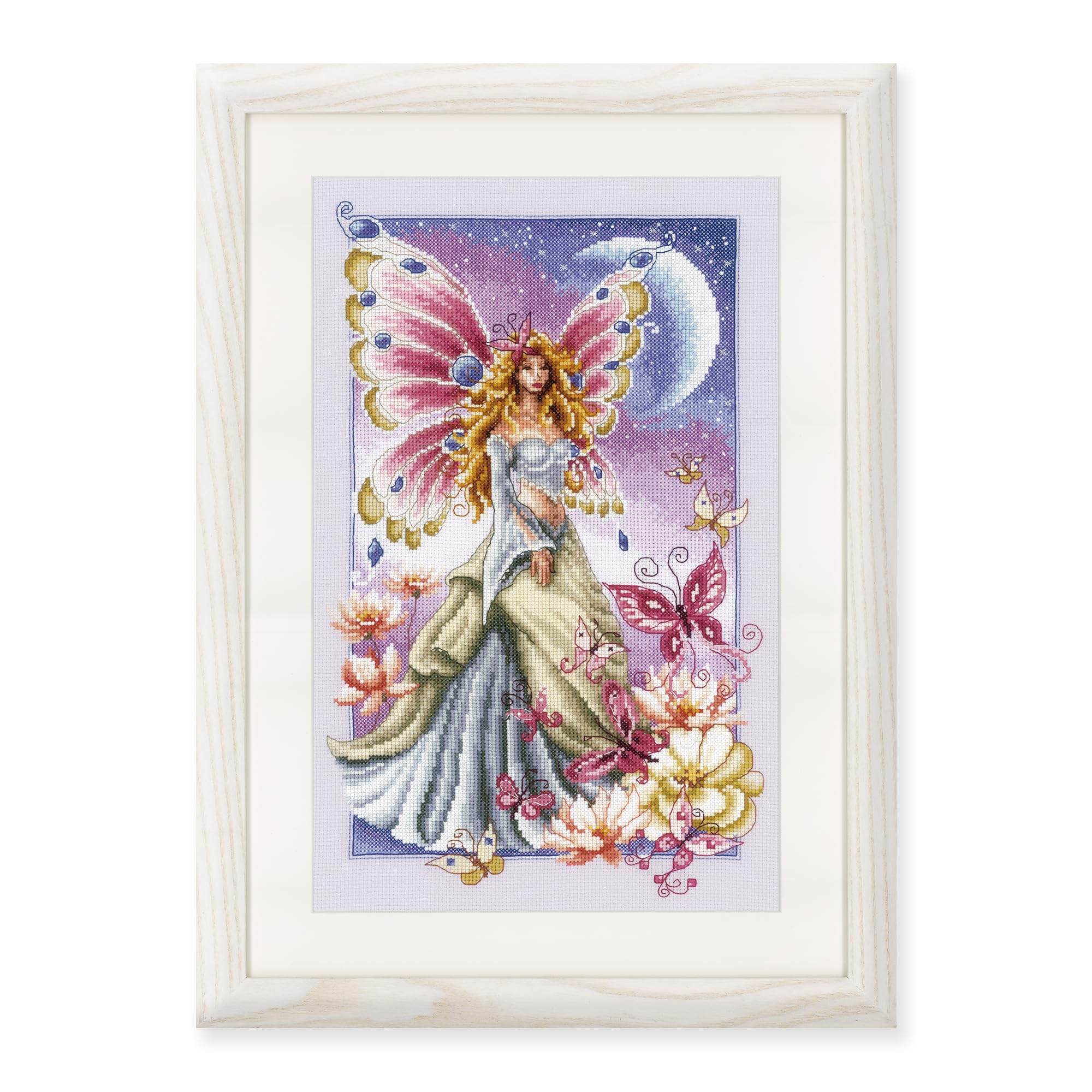 Vervaco Butterfly Fairy Counted Cross Stitch, Multi-Colour