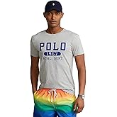 POLO RALPH LAUREN Mens Classic Fit Big Pony Graphic Crewneck T-Shirt