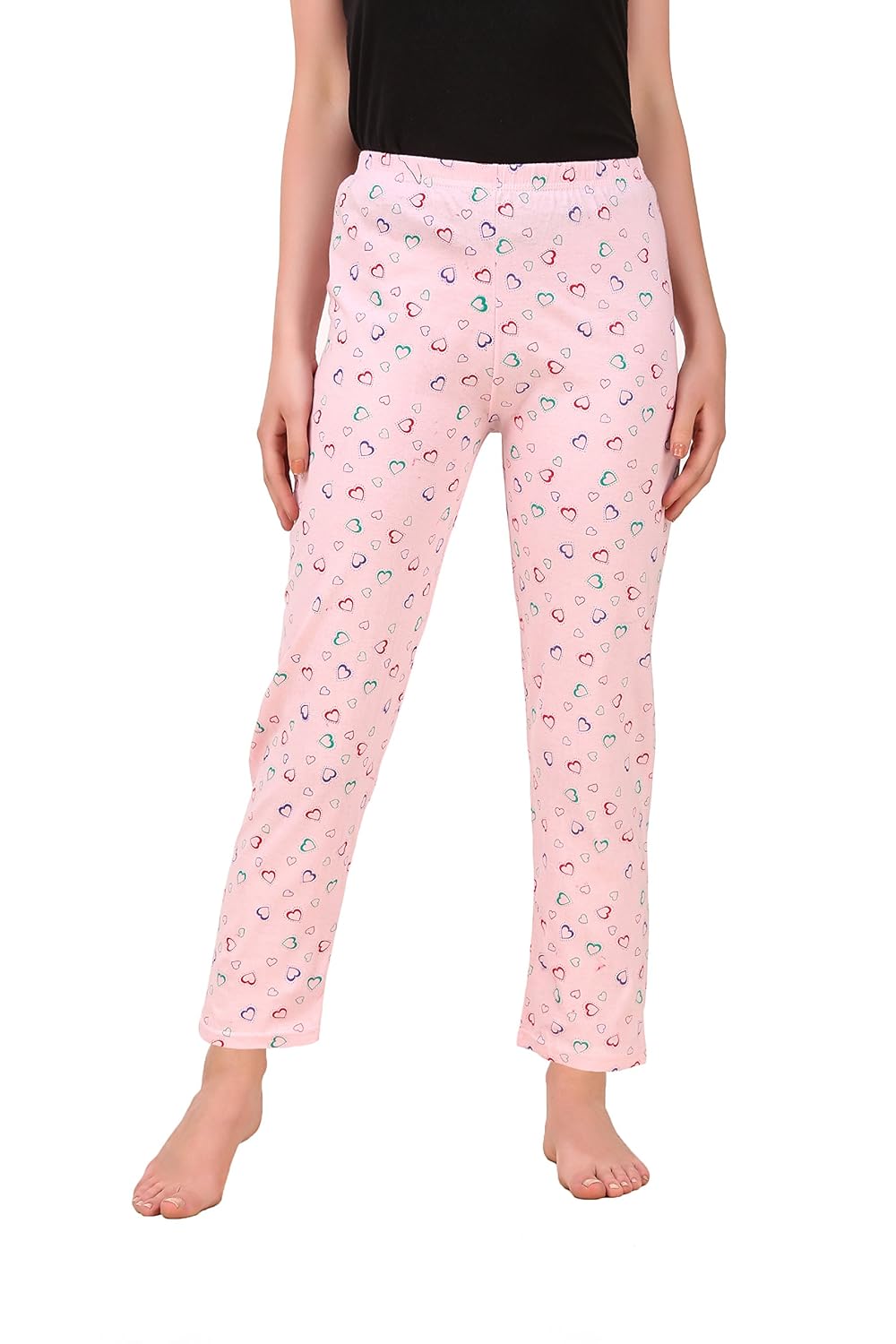 masha women's cotton printed multicolor pyjama