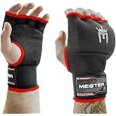Meister Gel-Padded ProWrap Inner Hand Wrap Gloves (Pair) | Premium hand, knuckle and wrist protection for boxing, MMA and combat sports, easy slip-on design featuring ELITE wraps