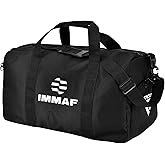 RDX 30L IMMAF Approved Sports Gym Equipment Bag for Athletes, Duffle Bag with shoes compartment, Multiple Pockets Holdall for MMA Boxing Gear, Rucksack for Weekend Overnight Travel Hiking, Men Women