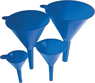 Kraftmann 8029 | Trichter-Satz | 4-tlg | Ø 50 - 75 - 100 - 125 mm | Set | Kunststoff / Plastik | Einfüllhilfe
