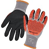 Ergodyne ProFlex 7521 Thermal Impact Resistant Work Gloves, Waterproof, Nitrile Coated Palms, ANSI A2 Cut Resistance, TPR Impact Protection Padding