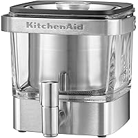 KitchenAid KCM4212SX Cold Brew Coffee Maker-Brushed Stainless Steel, 28 ounce