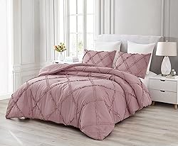 Chezmoi Collection Vivian 3-Piece Diamond Ruffle