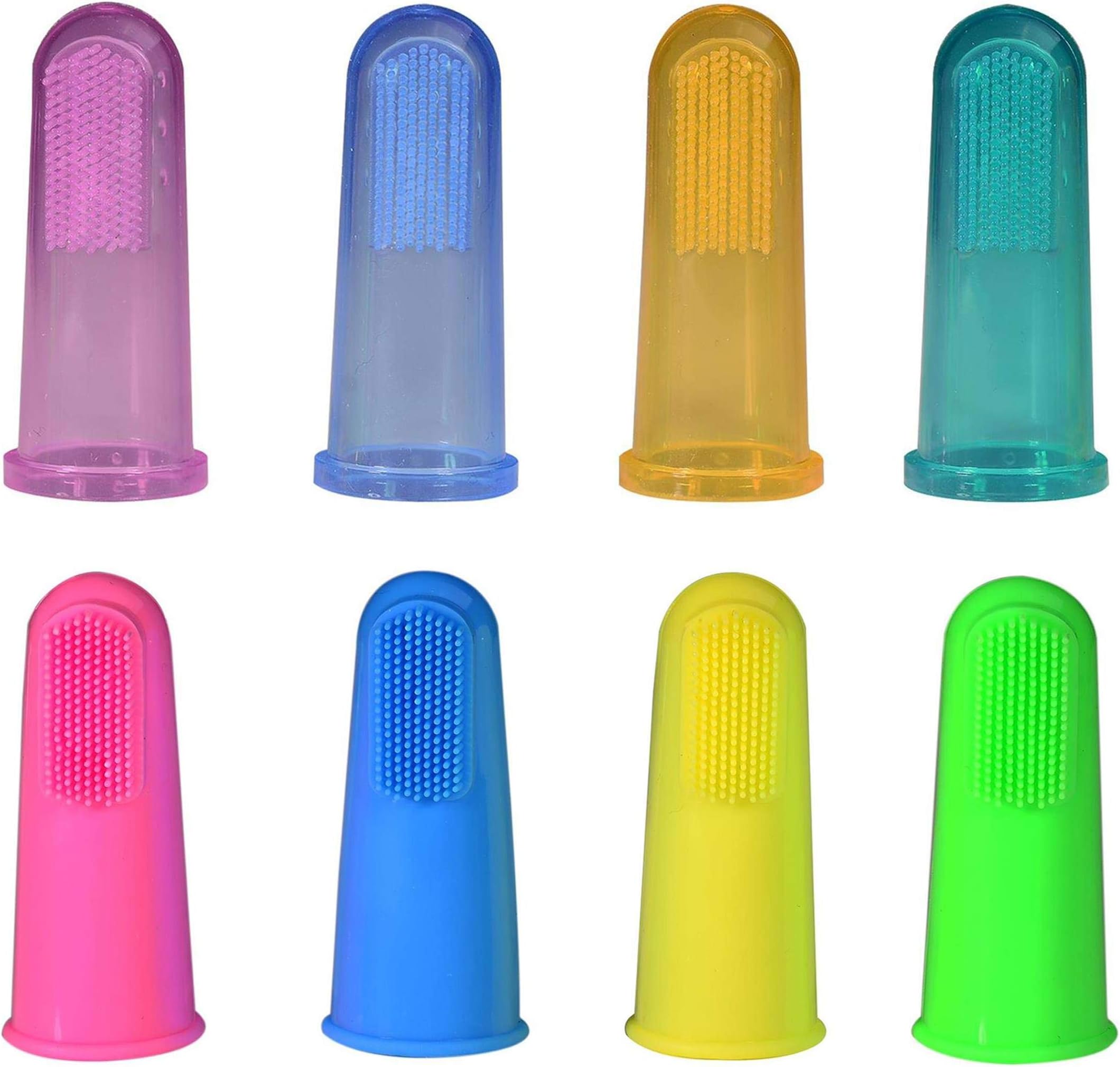 CXP Good Goods Dog Toothbrushes for Small to Large Dogs Cats (Regular Size+Small Size)