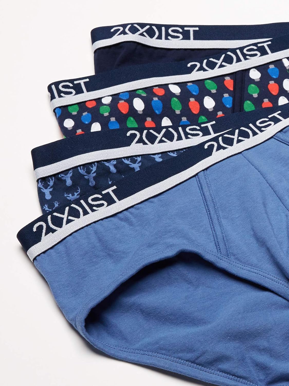 2(X)IST Men's Cotton Stretch No Show Brief 4-Pack at  Men’s Clothing store