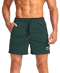 G Gradual Men's Running Shorts with Zipper Pockets
