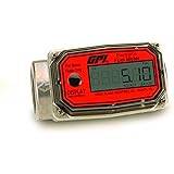 GPI 113255-1, 01A31GM Aluminum Turbine Fuel Flowmeter with Digital LCD Display, 3-30 GPM, 1-Inch FNPT Inlet/Outlet, 0.75-Inch Reducer Bushings