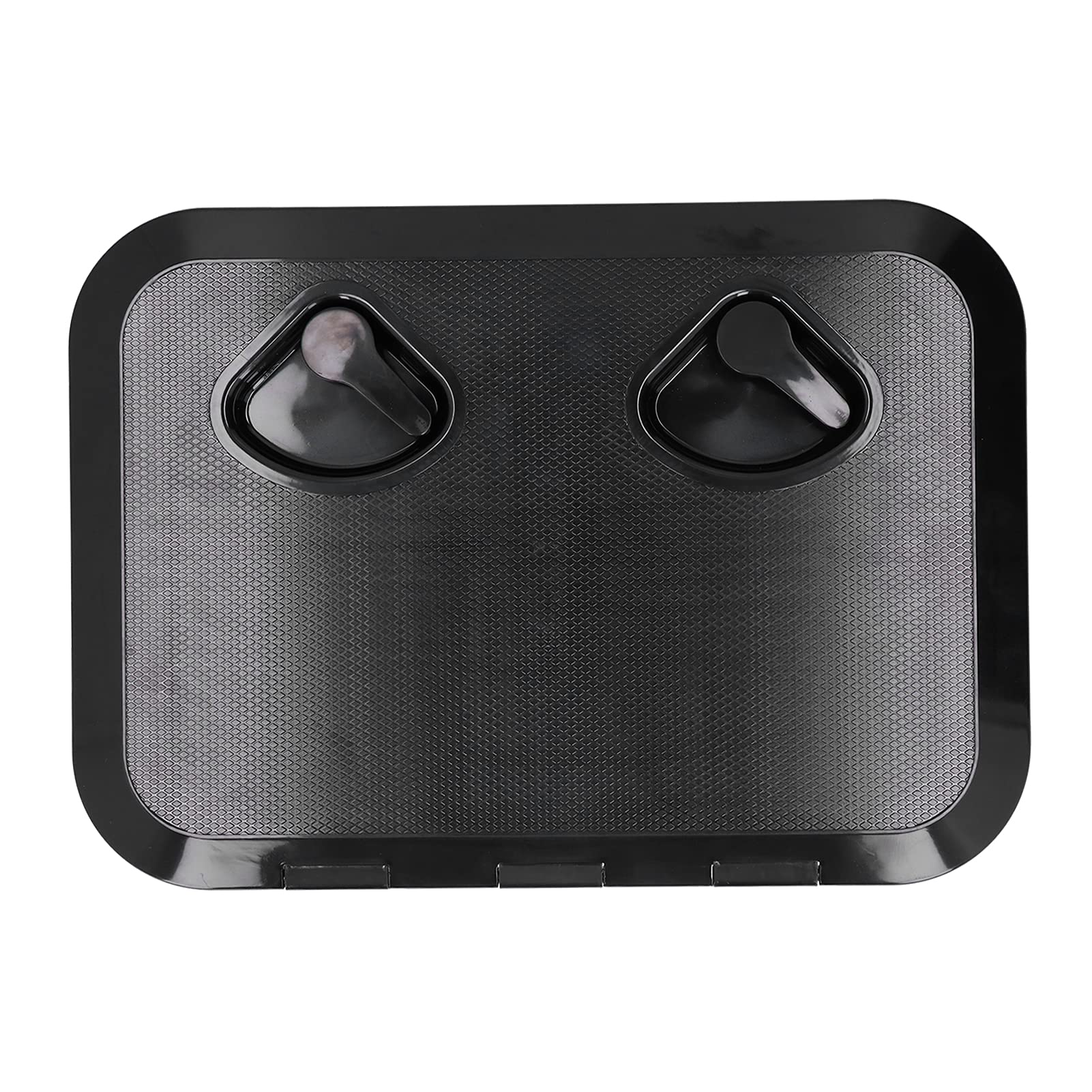 Deck Inspection Cover, Fydun Deck Access Hatch, Boat Deck Hatch Inspection Cover with Lock Deck Inspection Hatch for Marine Boat 17-1/4x12-3/8inch (Black)