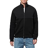 Armani Exchange mens Full Zip Cotton Sweatshirt