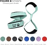 Bear Grip Premium Figure 8 Lifting Straps Brown Pair view 3