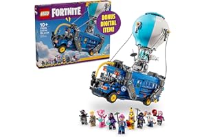 LEGO Fortnite Battle Bus Building Toy - Collectible Fortnite Toy for Kids, Boys & Girls, Ages 10+ - Pretend Play Set with 9 Minifigures from Video Game - Gift for Christmas - 77073