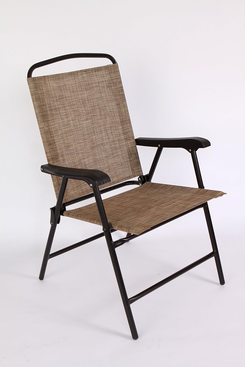 leather slingback chair on Amazon Com Iso Outdoor Patio Sling Folding Chairs Set Of 4 Garden Outdoor