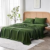 Sijo AiryWeight Tencel Sheet Set, 100% Lyocell Derived from Eucalyptus, Buttery Soft, Architectural Digest Best Cooling Sheets Winner - 3pc - 2 Pillowcases 1 Fitted (Forest, Queen)