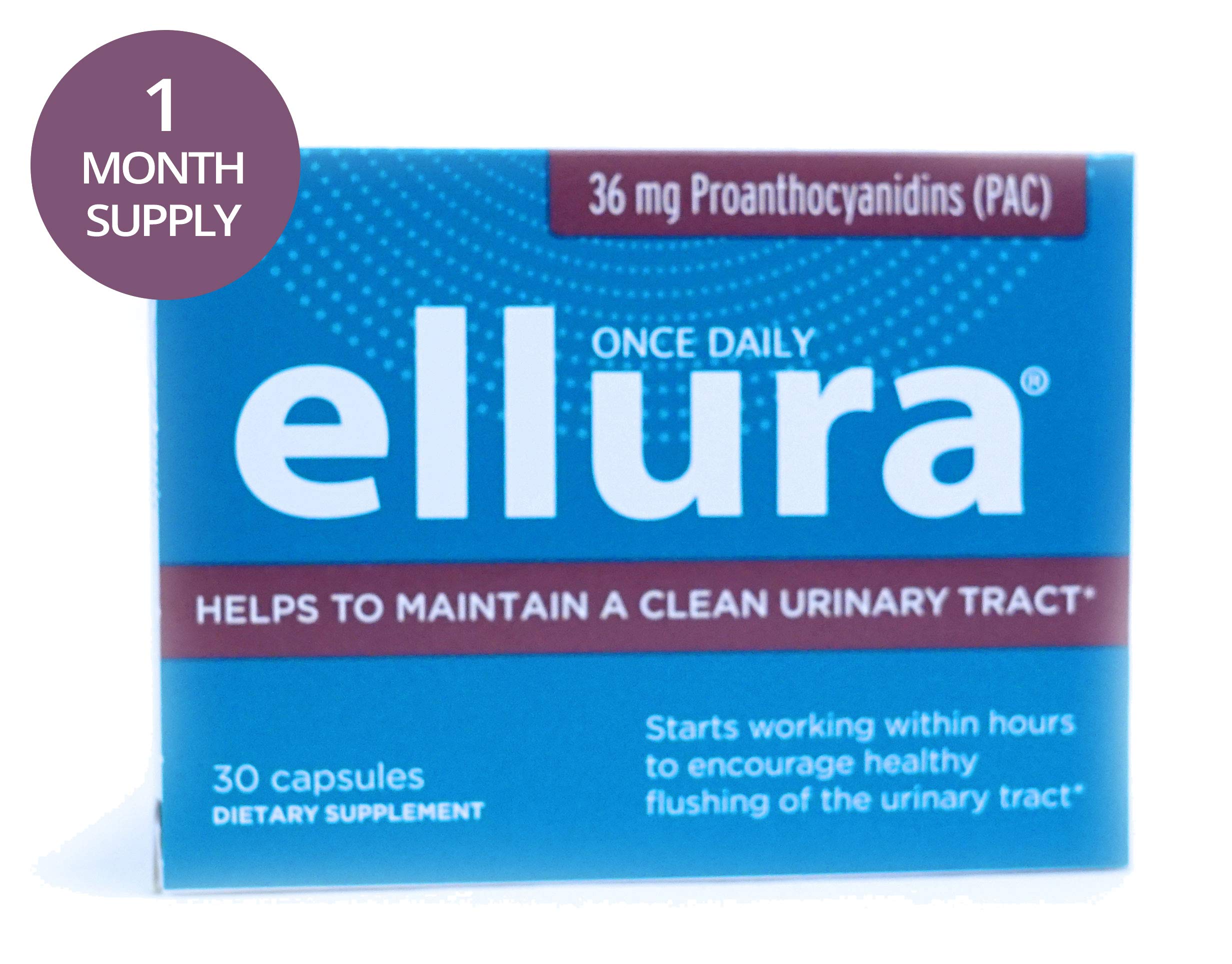 ellura 36 mg PAC (30 caps) MedicalGrade Cranberry Supplement for UTI