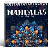 Elfew Mandala Coloring Book for Adults, 35 Unique Patterns, 8.5