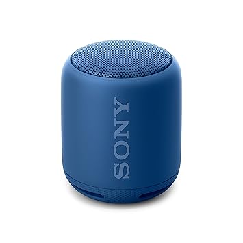 Sony SRS-XB10 Tragbarer kabelloser Lautsprecher (Bluetooth, NFC, Extra Bass, wasserabweisend, 16 Stunden Akkulaufzeit) blau