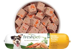 Freshpet Dog Food, Slice and Serve Roll, Tender Chicken Recipe, 16 Oz
