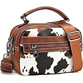 AGLOD Crossbody Bags for Women Vegan Leather Shoulder Handbags Small Cross Body Purses for Women Trendy with Wide Strap | Small, Trendy, with Wide Strap