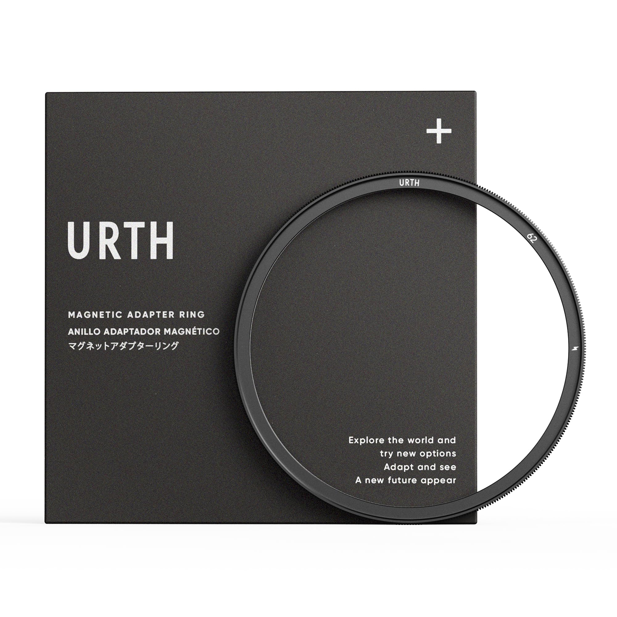 Urth 62mm Magnetic Lens Filter Adapter Ring — Screw-In Adapter Ring for Converting Camera Lens to Magnetic Filter System