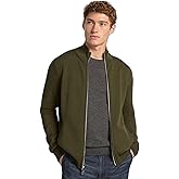 Michael Kors Men's Merino Mock Neck Full Zip Sweater