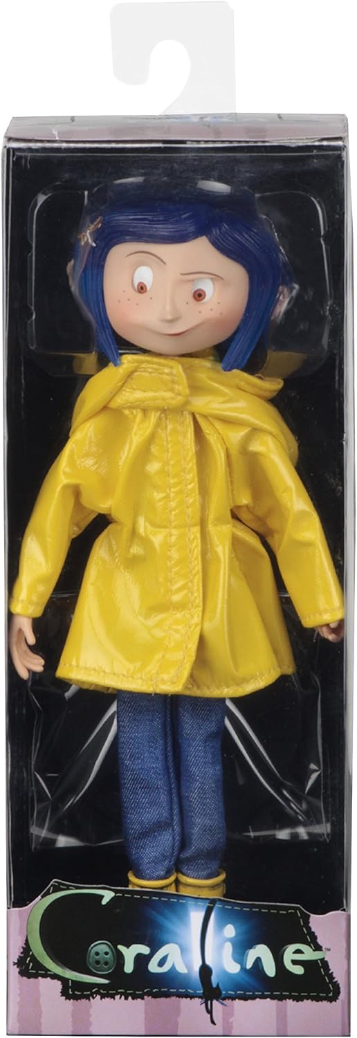 Neca Coraline Raincoat and Boots (Coraline Movie) 7 Inch Figure, Yellow, Blue - Image 5