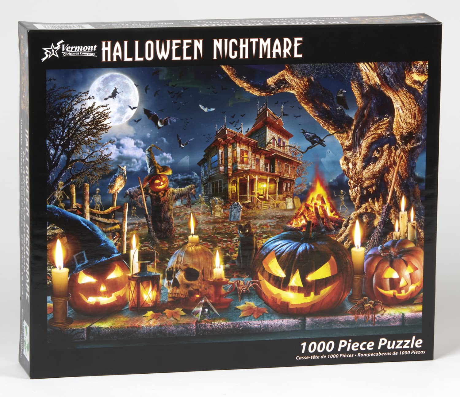 Halloween Nightmare Jigsaw Puzzle 1000 Piece by Vermont Christmas Company