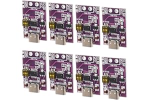 XIITIA 8pcs Type-C QC AFC PD2.0 PD3.0 to DC Fast Charge Decoy Trigger Polling Detector USB-PD Notebook Power Supply Change Board Module Support 5V 9V 12V 15V 20V Fixed Voltage Output