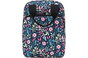 DSIUE Bible Cover for Women, Bible Case, Bible Holder Case for Women, Carrying Book Case Church Bag with Handle and Zippered