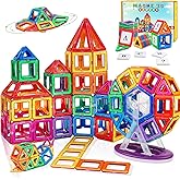 Magnetic Tiles Toddler Toys - Toy for 3 4 5 Year Old Boys Girls Magnetic Blocks with Numberblocks for Kids Educational Toy Bi