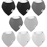 Parker Baby Bandana Drool Bibs for Boys, Girls & Unisex - Soft & Stylish Teething Bibs for Babies