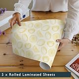 The Master Herbalist Unscented & Wipe Clean Drawer Liners Lemons Design 60x42cm view 8