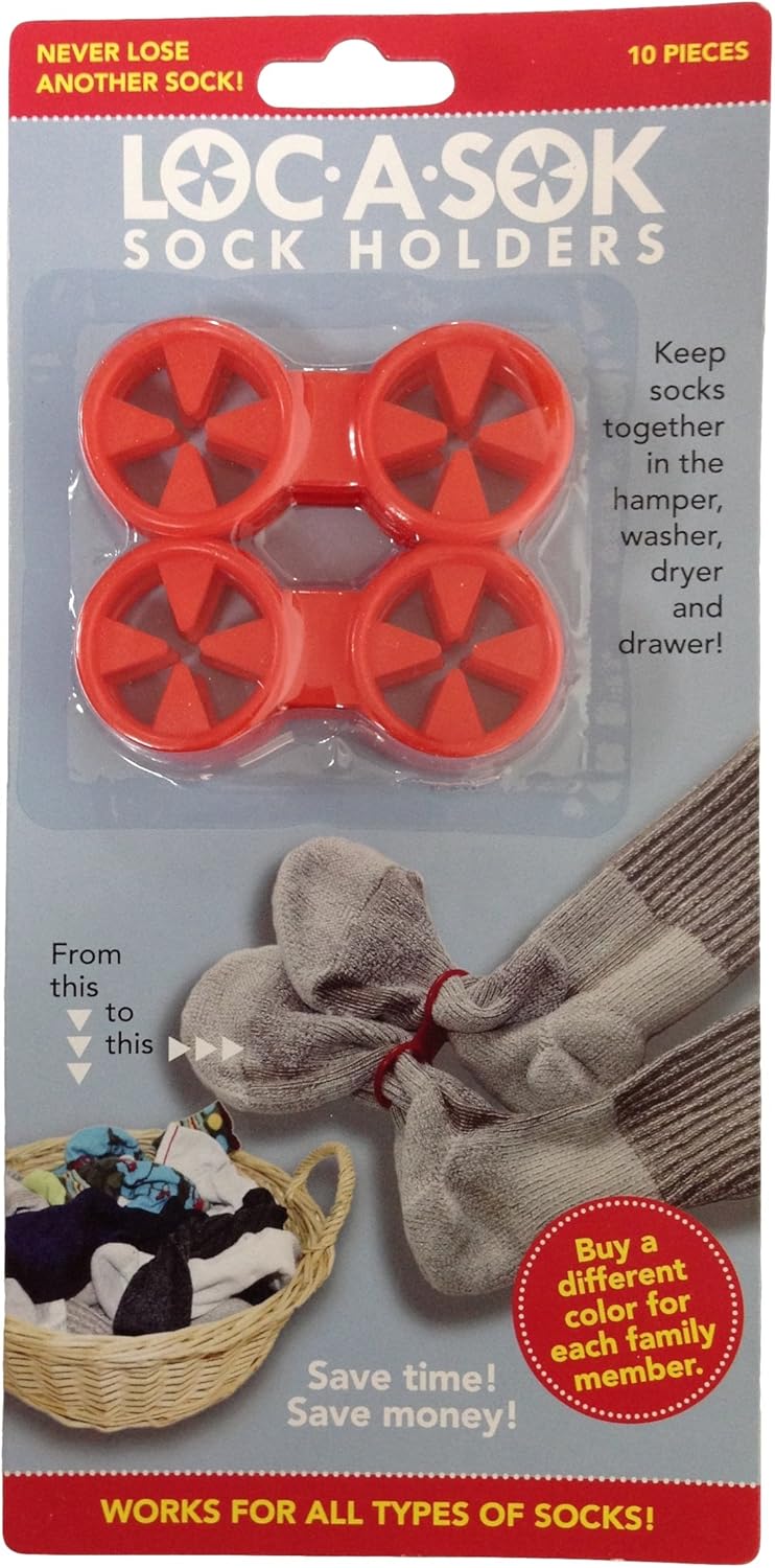 Loc A Sok Sock Locks Red (Pack of 10) Amazon.ca Tools & Home