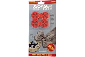 SOCKLOCKS Loc A Sok Sock Locks (Red)