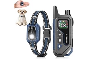 SLOPEHILL Mini Shock Collar for Small Dogs 5-30lbs, 4200FT Dog Training Collar with Remote,IPX8 Waterproof E-Collar Features 