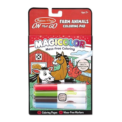 Buy Melissa & Doug On The Go Magicolor Coloring Pad - Farm Animals
