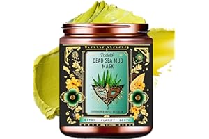 Fadelo Premium Dead Sea Mud Mask with Glycerin and Aloe Vera - Ideal Clay Mask for Oily Skin, Blackheads, Whiteheads, Acne, and Pores - 8.8 oz - Natural Skincare for Women and Men