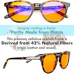 Orange Blue Light Blocking Glasses for Better Sleep