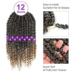 Passion Twist Crochet Hair 10Inch Passion Twist